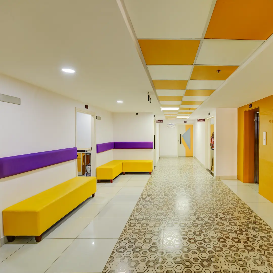 Lobby of Nectar Mother & Child Hopsital, Konakunte
